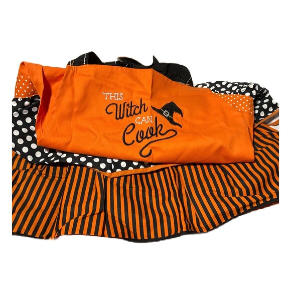 Kohl’s-The Midnight Market Halloween Apron-100% Cotton - Picture 3 of 3